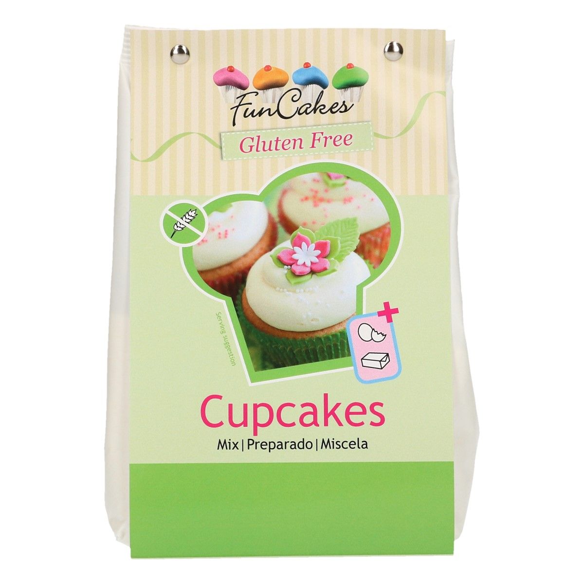 FunCakes Mix For Cupcakes, Gluten Free 500 g - cakesupply.ch