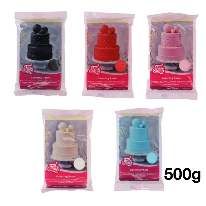 FunCakes Covering Paste 500g - select your colour